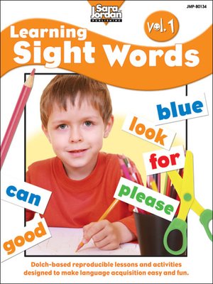cover image of Learning Sight Words, Volume 1